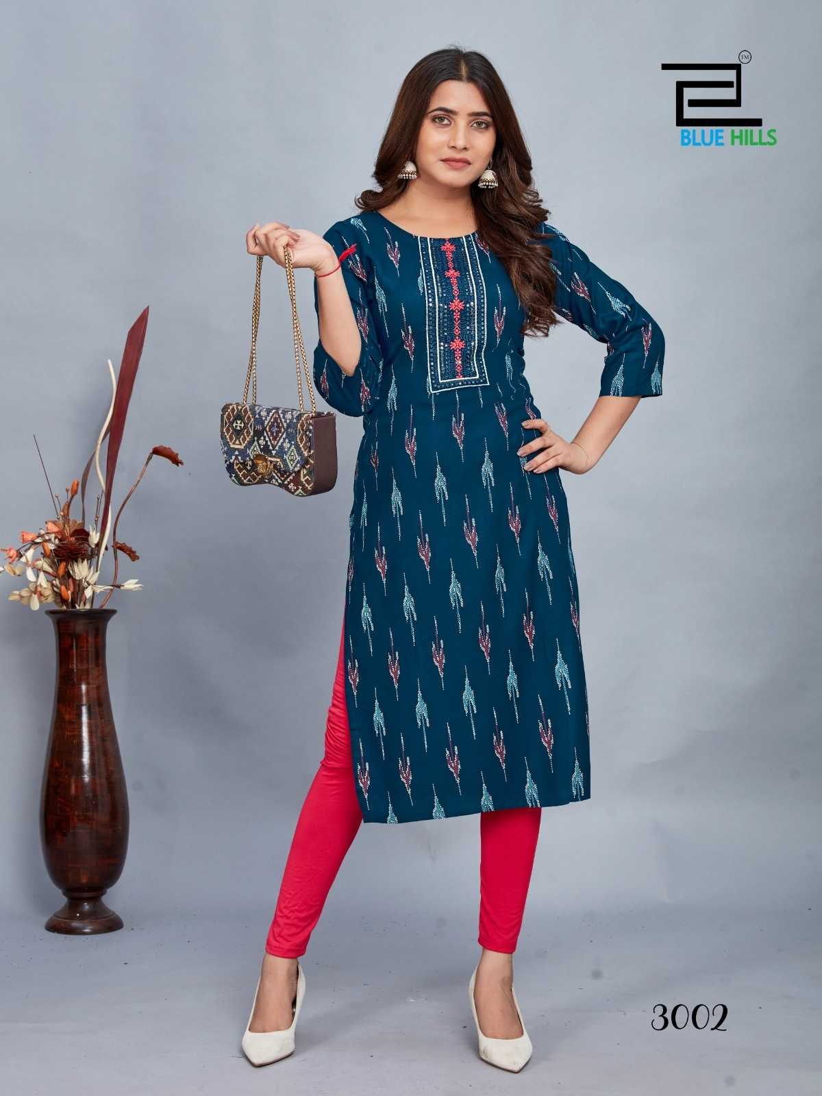 dream vol 3 by blue hills daily wear fancy readymade plus size combo kurti