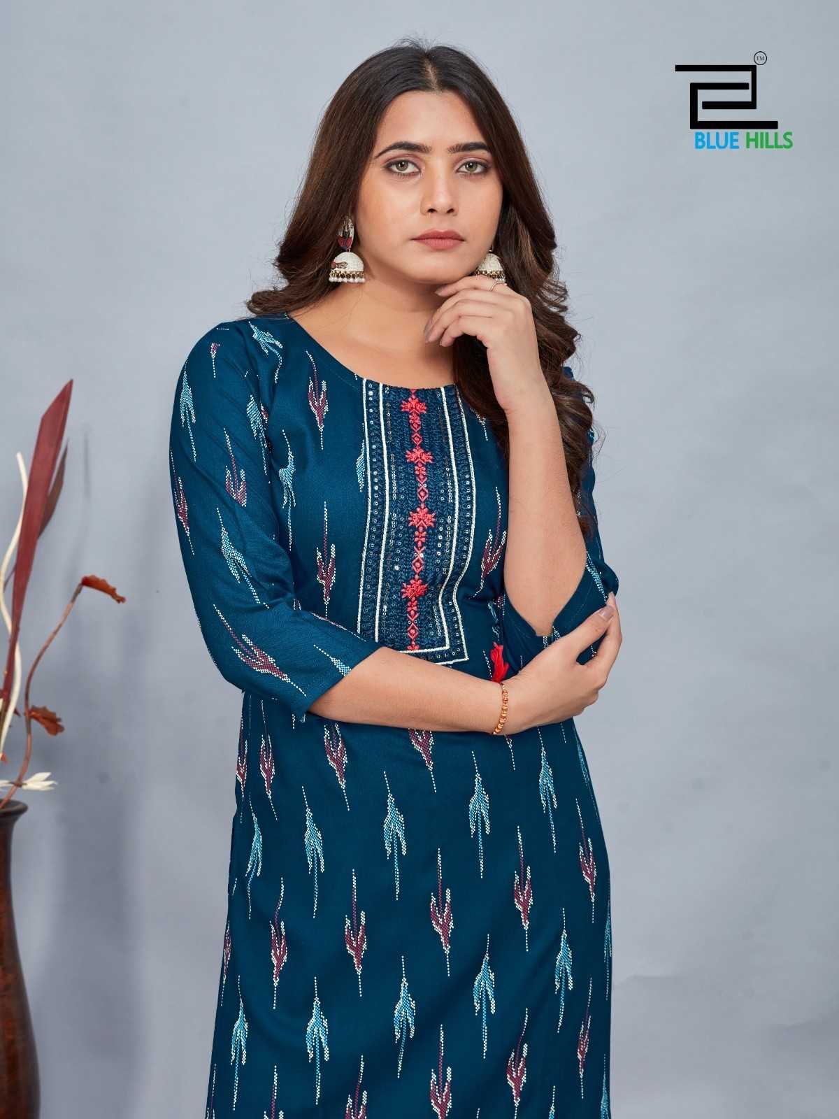 dream vol 3 by blue hills daily wear fancy readymade plus size combo kurti