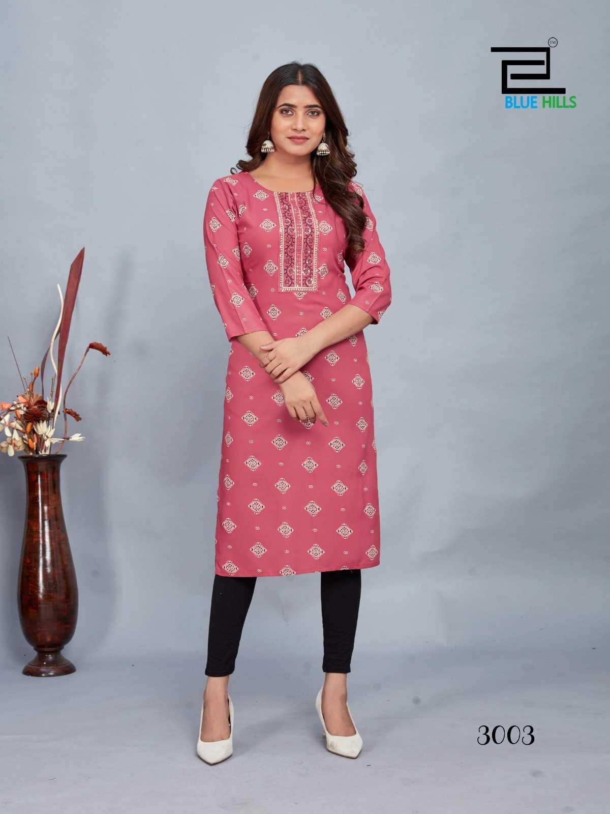 dream vol 3 by blue hills daily wear fancy readymade plus size combo kurti