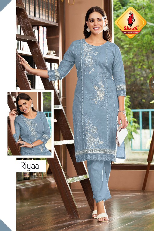 Shruti suit paheli vol 9 readymade cotton linen plus size kurti with pant