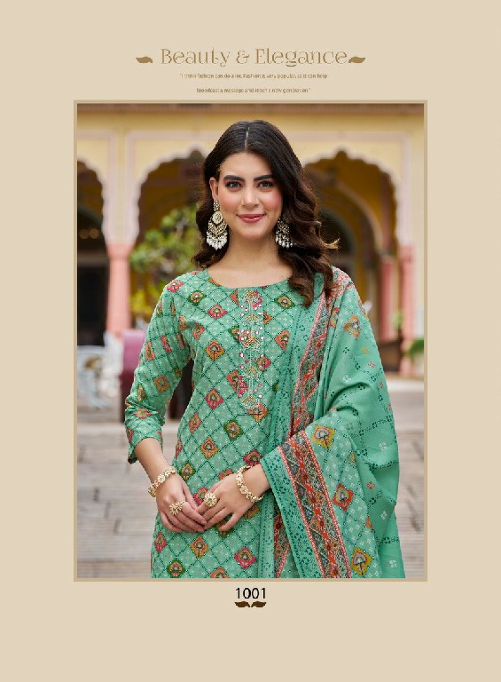 shehnai vol 1 by radhika lifestyle vartican print readymade casual big size suit