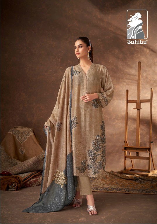 Sahiba Veda Wholesale Unique Muslin Silk Salwar Suits