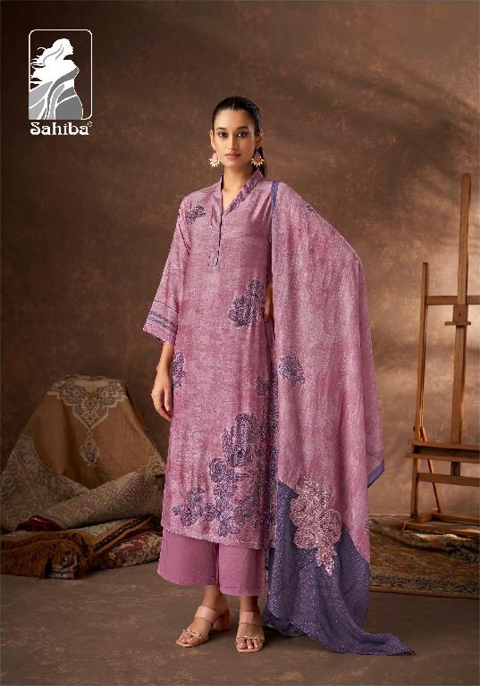 Sahiba Veda Wholesale Unique Muslin Silk Salwar Suits