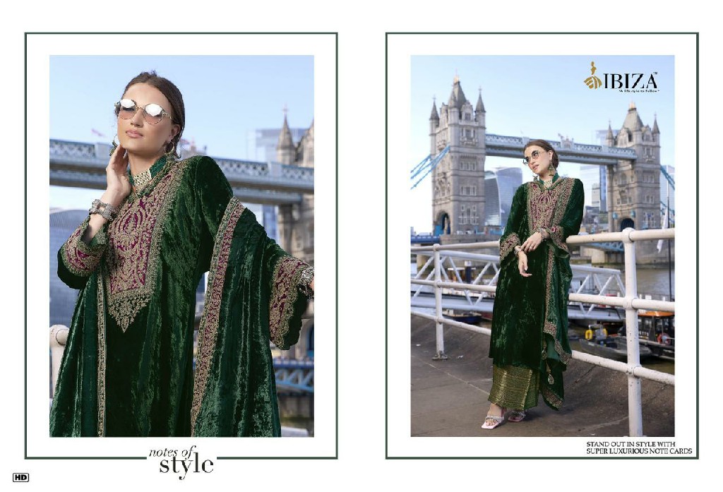 Ibiza Delhi6 Dobara Wholesale Pure Viscose Velvet Winter Salwar Suits