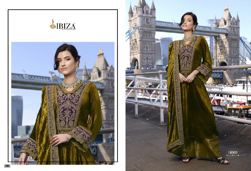 Ibiza Delhi6 Dobara Wholesale Pure Viscose Velvet Winter Salwar Suits