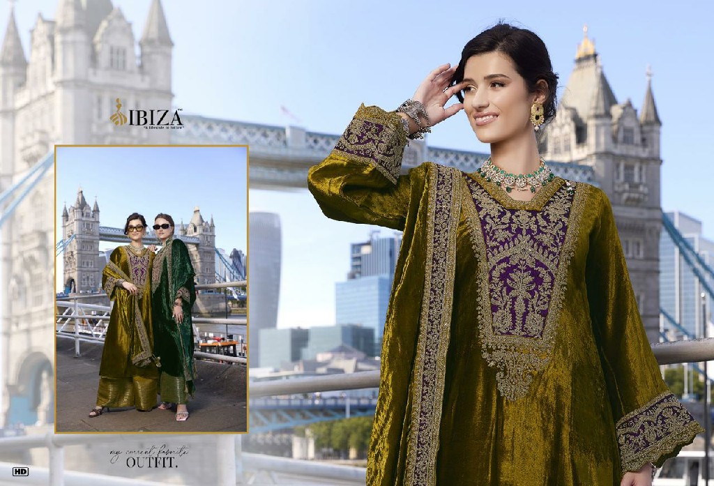 Ibiza Delhi6 Dobara Wholesale Pure Viscose Velvet Winter Salwar Suits