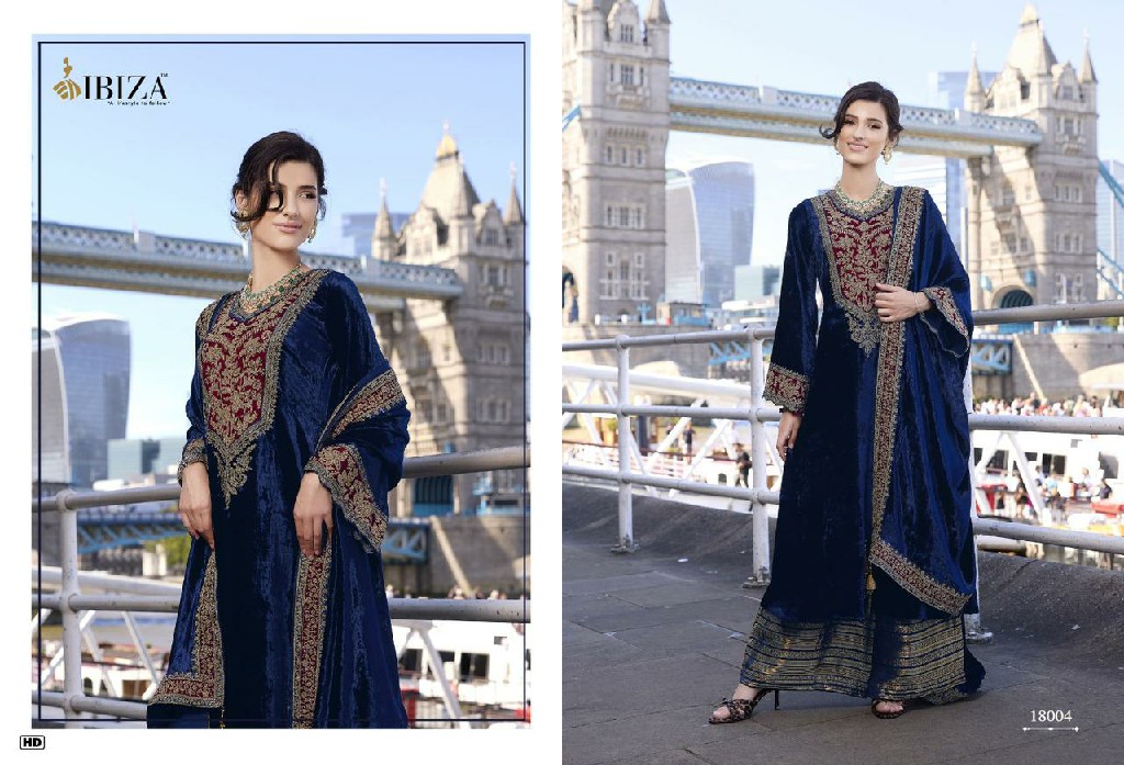 Ibiza Delhi6 Dobara Wholesale Pure Viscose Velvet Winter Salwar Suits