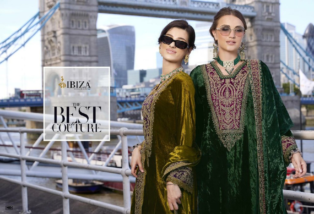 Ibiza Delhi6 Dobara Wholesale Pure Viscose Velvet Winter Salwar Suits