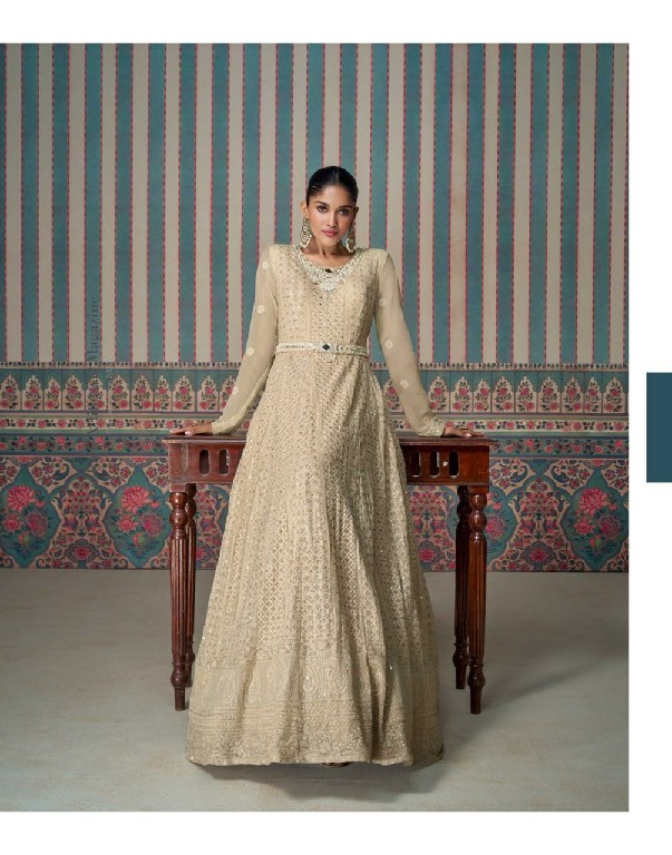 Sayuri Zarina Wholesale Free Size Stitched Gown With Dupatta