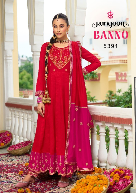 Rangoon Banno Wholesale Silk With Value Addition Work Khatli Hand Mirror Kurtis With Pant And Dupatta