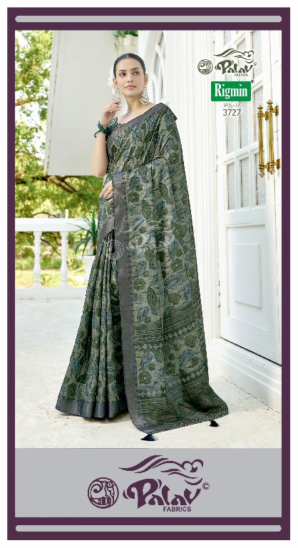 Palav Rigmin Vol-37 Wholesale Pure Silk With Digital Print Sarees