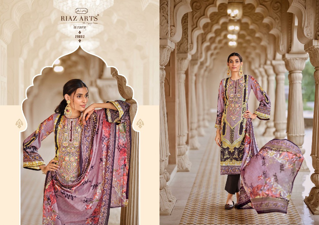 Riaz Arts Musafir Vol-18 Wholesale Pure Karachi Lawn Dress Material