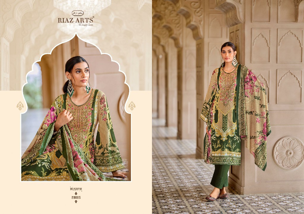 Riaz Arts Musafir Vol-18 Wholesale Pure Karachi Lawn Dress Material