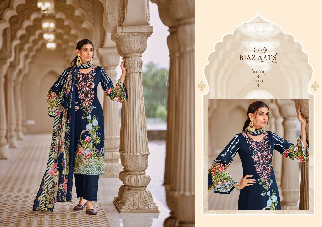 Riaz Arts Musafir Vol-18 Wholesale Pure Karachi Lawn Dress Material