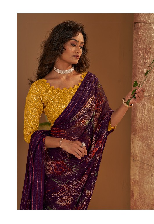 Stavan Elva Wholesale Real Georgette Sarees Catalog