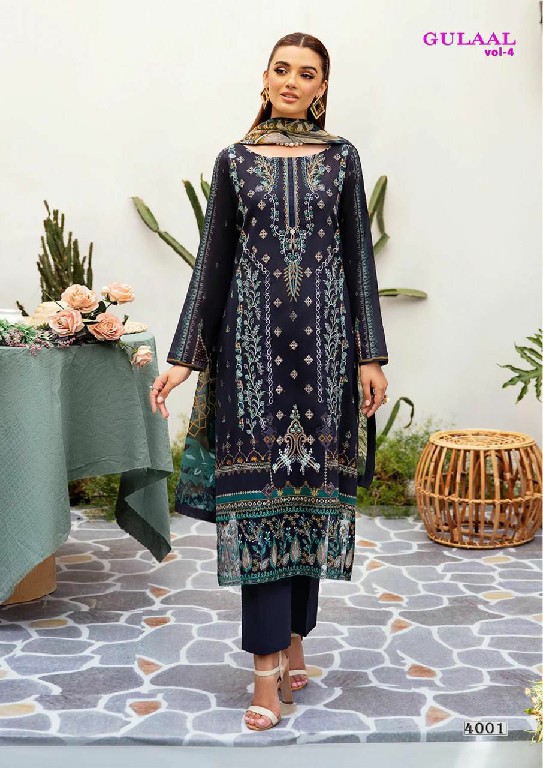 Nand Gopal Gulaal Vol-4 Wholesale Karachi Style Printed Dress Material