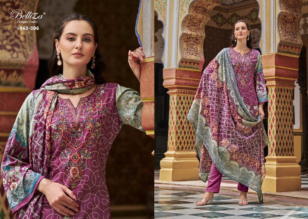 BELLIZA DESIGNER NAIRA VOL 72 COTTON DIGITAL PRINTS MODERN PAKISTANI DRESS