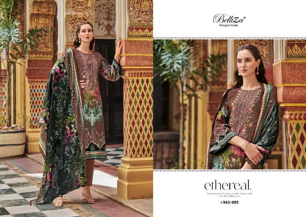 BELLIZA DESIGNER NAIRA VOL 72 COTTON DIGITAL PRINTS MODERN PAKISTANI DRESS