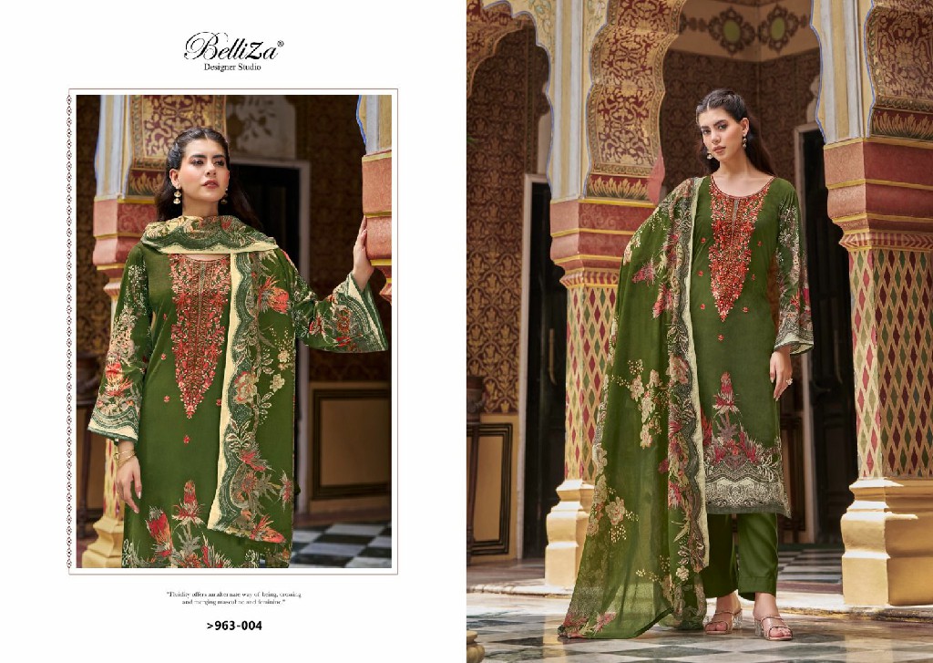 BELLIZA DESIGNER NAIRA VOL 72 COTTON DIGITAL PRINTS MODERN PAKISTANI DRESS