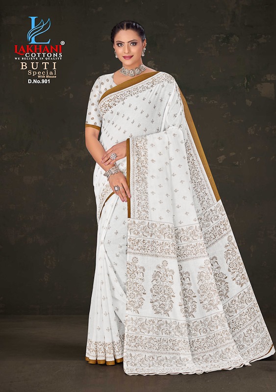 Lakhani Buti Special Vol-9 Wholesale Pure Cotton Indian Sarees