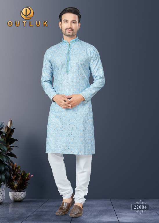 Outluk Wedding Collection Vol-22 Wholesale Mens Wear Kurta With Pajama