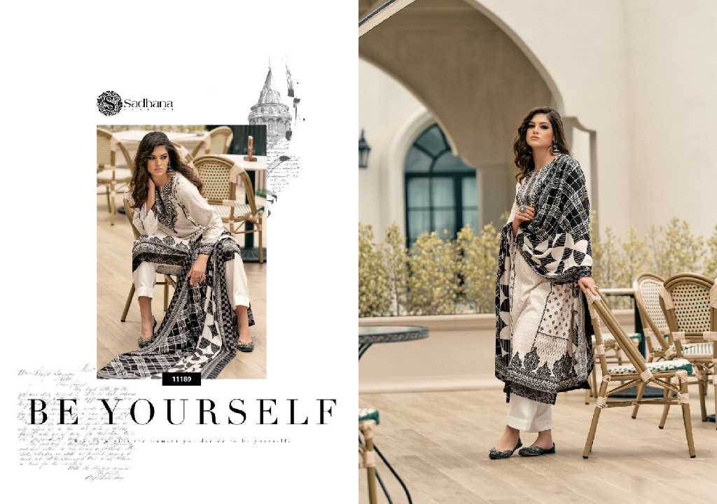 Sadhana Ramya Wholesale VIscose Pashmina With Fancy Work Winter Suits