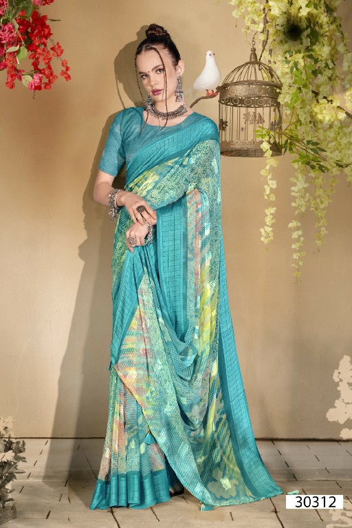 Vallabhi Kanupriya Vol-13 Wholesale Georgette Fabrics Indian Sarees