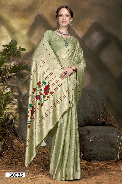 Vallabhi Kaanta Wholesale Floral Print Indian Sarees