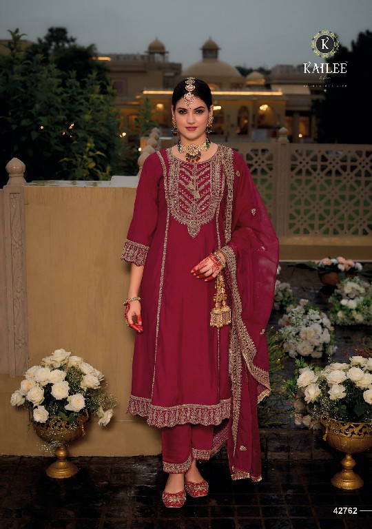 SUHAGINI VOL 5 BY KAILEE FASHION READYMADE SUIT FOR SPECIAL KARVA CHAUTH AND DURGA POOJA OCCASION