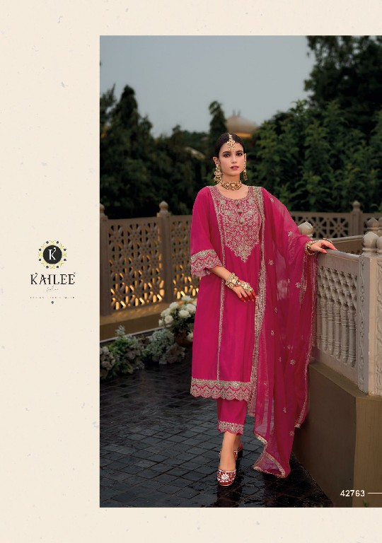 SUHAGINI VOL 5 BY KAILEE FASHION READYMADE SUIT FOR SPECIAL KARVA CHAUTH AND DURGA POOJA OCCASION