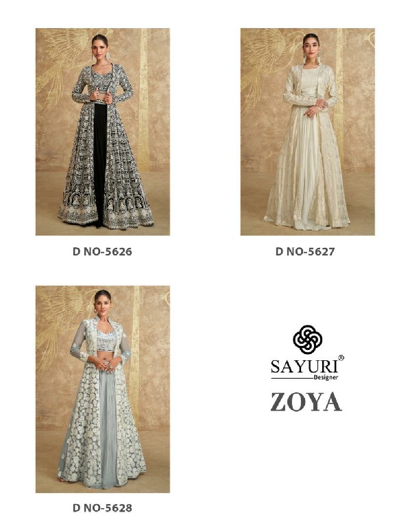 Sayuri Zoya Wholesale Real Georgette Free Size Stitched Salwar Suits