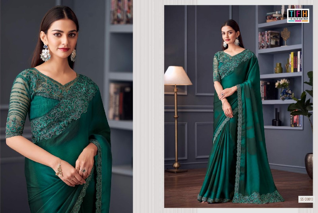 TFH Silver Screen Vol-20 Wholesale Function Wear Party Wear Sarees