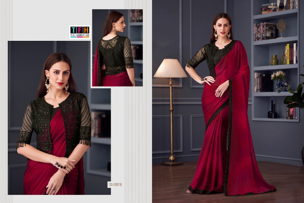 TFH Silver Screen Vol-20 Wholesale Function Wear Party Wear Sarees