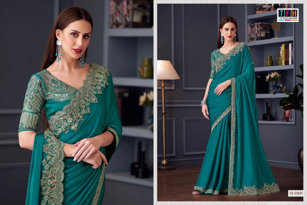 TFH Silver Screen Vol-20 Wholesale Function Wear Party Wear Sarees