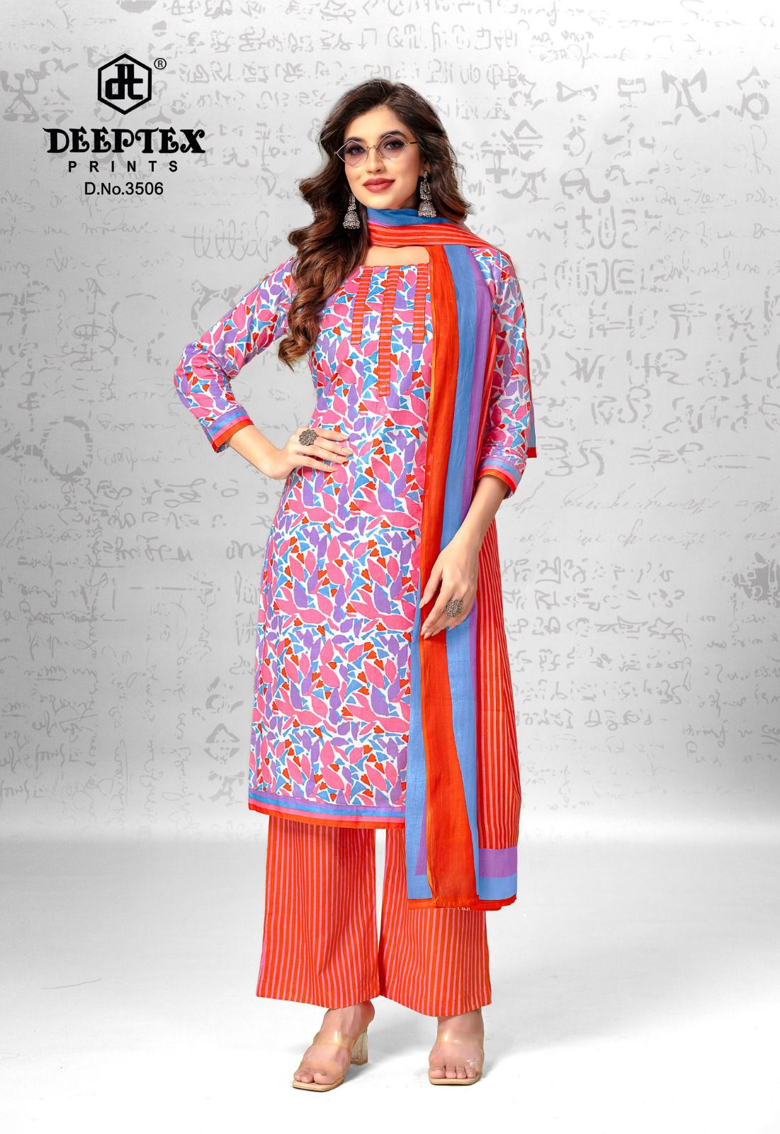 DEEPTEX CHIEF GUEST VOL 35 COTTON COMFY WEAR UNSTITCH SALWAR KAMEEZ