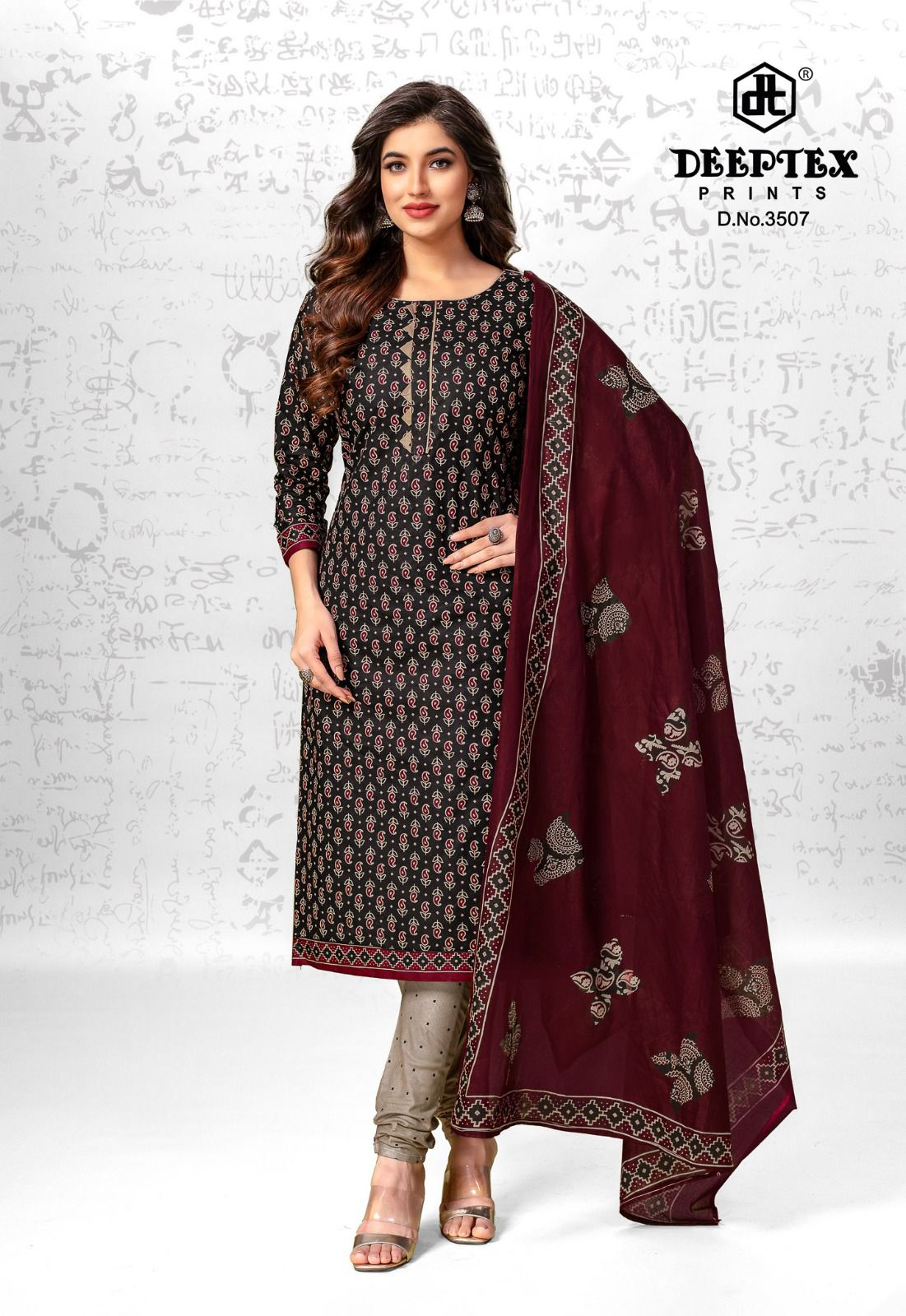 DEEPTEX CHIEF GUEST VOL 35 COTTON COMFY WEAR UNSTITCH SALWAR KAMEEZ