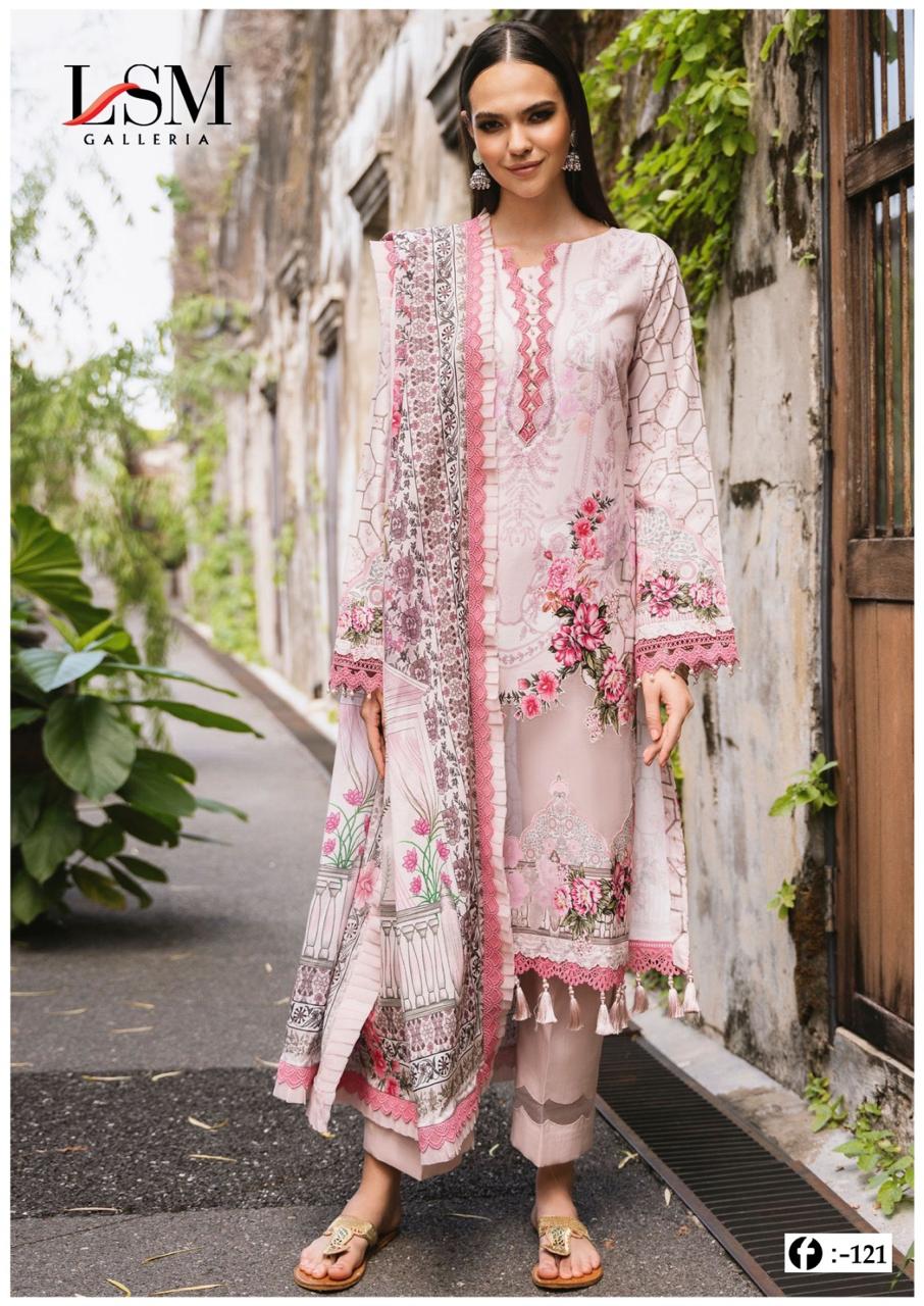 LSM GALLERIA PRESENT FIRDOUS QUEEN VOL 12 PAKISTANI EXCLUSIVE HEAVY LAWN SALWAR SUIT MATERIAL