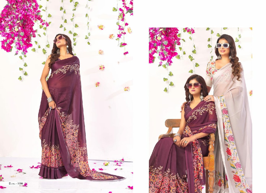 Mahamani Aasma Wholesale Dollmoss Satin Indian Sarees