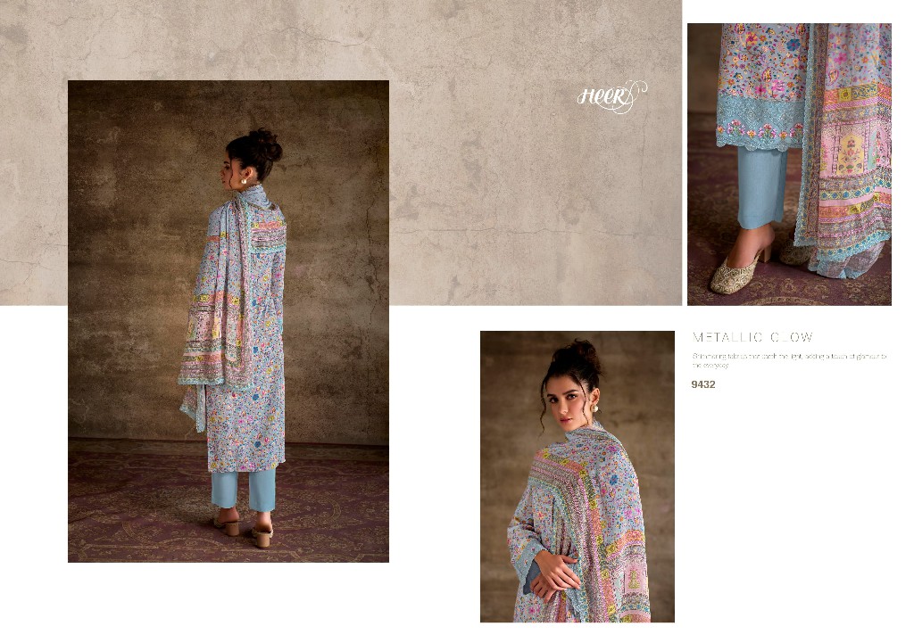 Kimora Heer Queen Vol-187 Wholesale Pure Pashmina With Embroidery Winter Salwar Suits