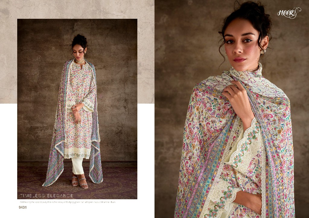 Kimora Heer Queen Vol-187 Wholesale Pure Pashmina With Embroidery Winter Salwar Suits