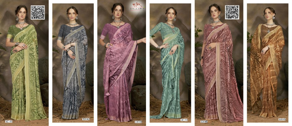 Vallabhi Sanchali Vol-14 Wholesale Georgette Ethnic Indian Sarees