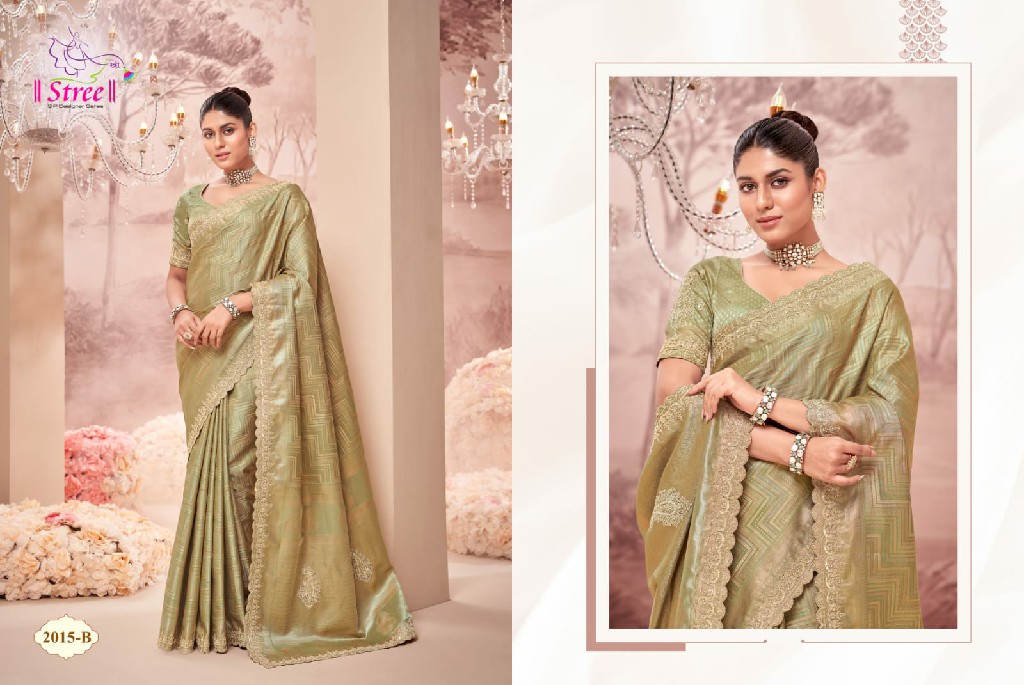 Stree Stree Vol-1 Wholesale Pure Banarasi And Organza Designer Function Wear Sarees