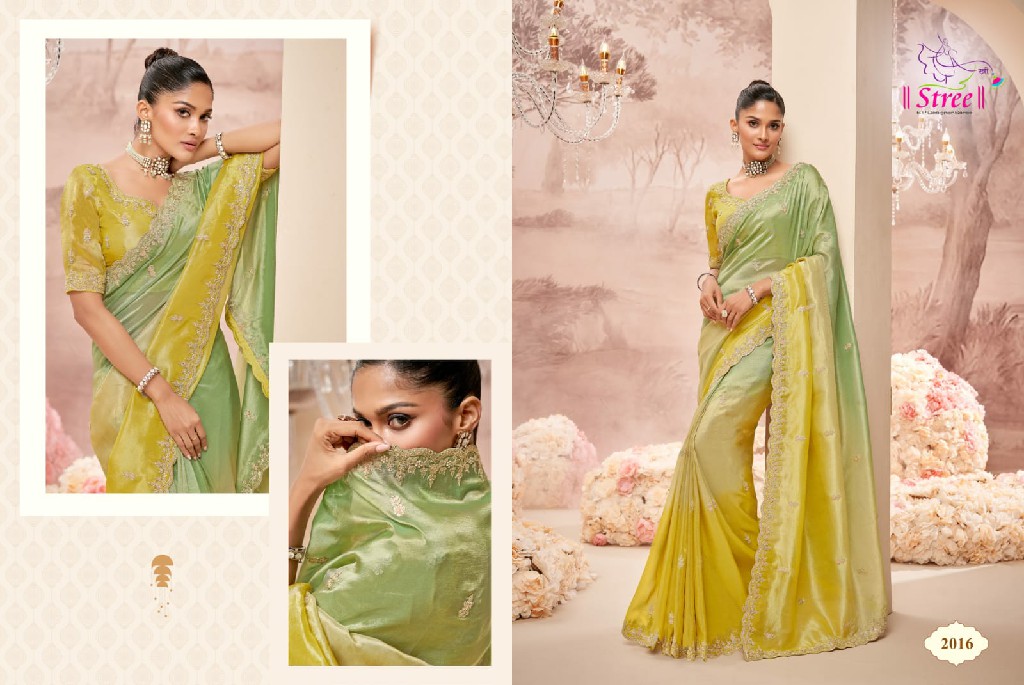 Stree Stree Vol-1 Wholesale Pure Banarasi And Organza Designer Function Wear Sarees