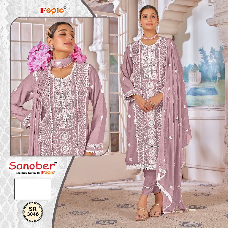 Fepic Sanober SR-3046 Wholesale Readymade Indian Pakistani Suits