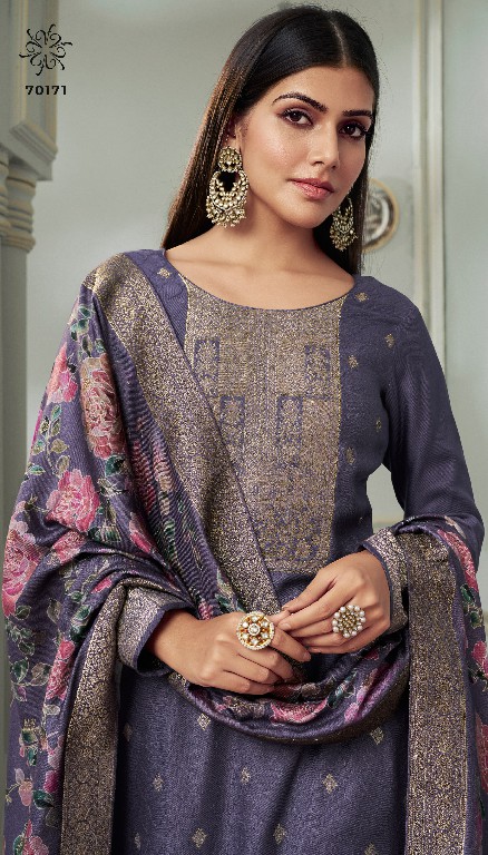 Vinay Kervin Aadhira Vol-7 Wholesale Viscose Pashmina Jacquard Winter Salwar Suits