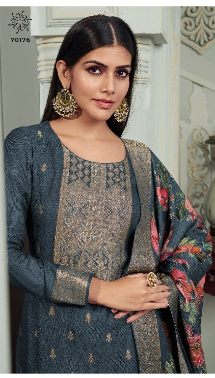 Vinay Kervin Aadhira Vol-7 Wholesale Viscose Pashmina Jacquard Winter Salwar Suits