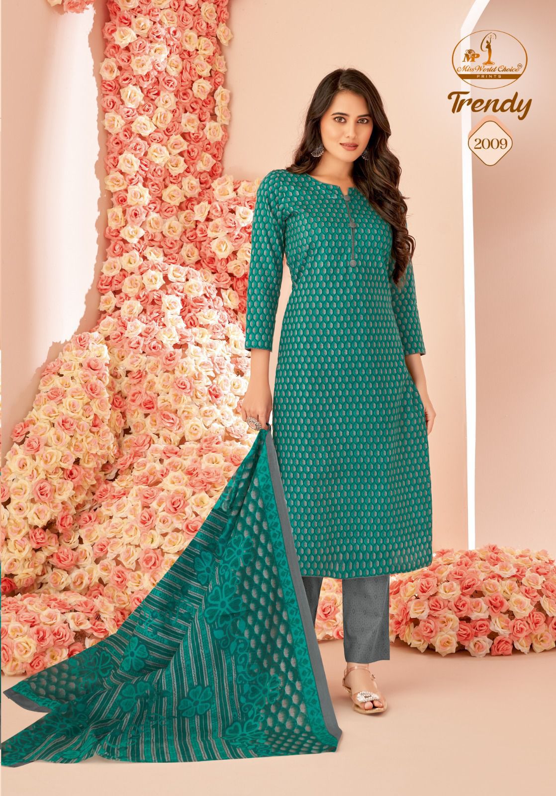 Miss World Trendy Vol-2 Wholesale Pure Cotton Printed Dress Material