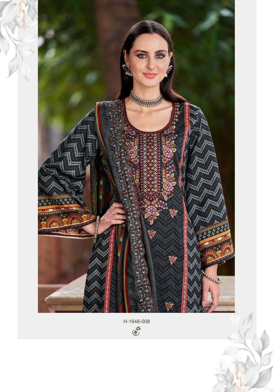 alok bin saeed vol 5 cambric cotton modern pakistani dress material