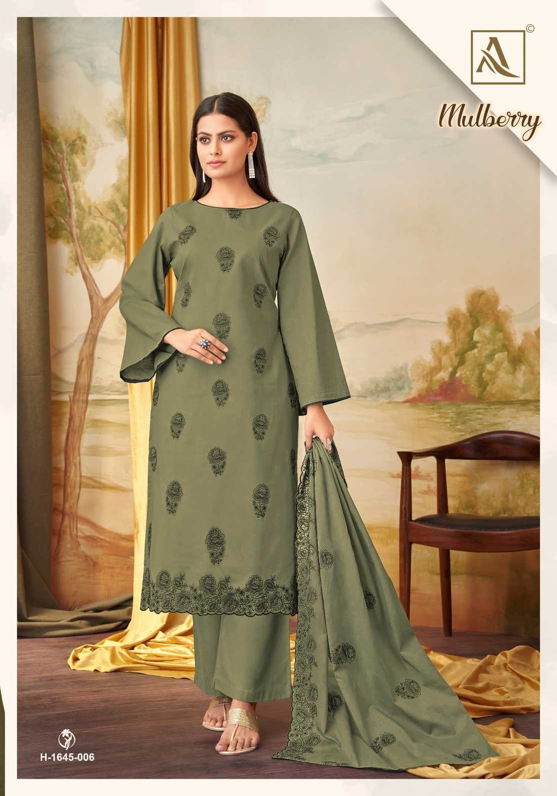 alok suits mulberry pakistani cambric cotton suits