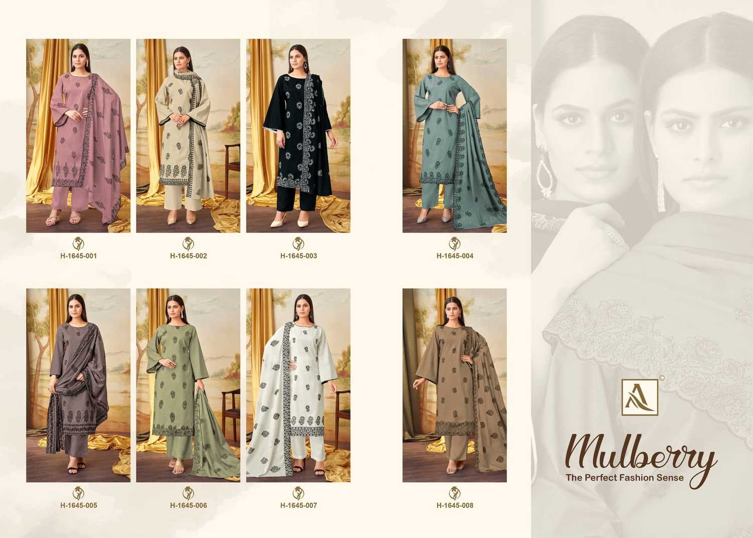 alok suits mulberry pakistani cambric cotton suits